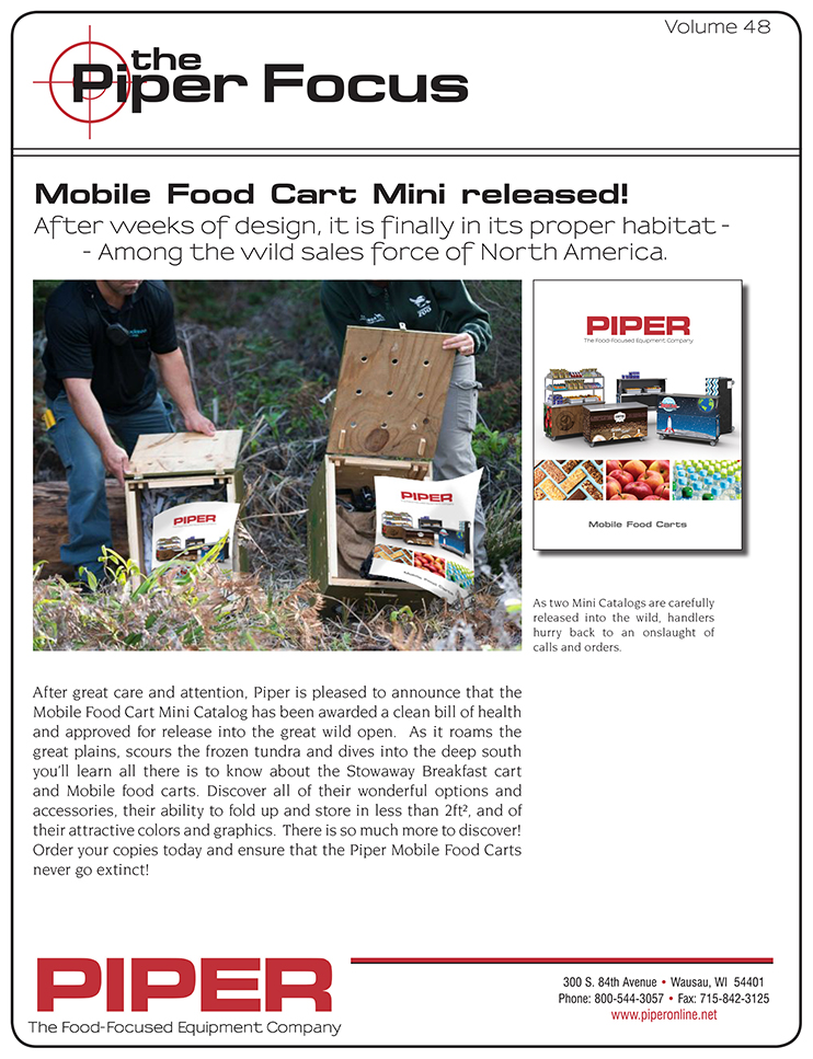 Piper Focus - Mobile Food Cart Mini Released